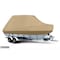 Eevelle Windstorm Boat Cover V HULL FISHING Center Console, TTop Inboard 14' 6in. L 96in. W Khaki WSVCCTT1496-KHA - alternate 1
